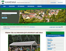 Tablet Screenshot of kamenna.cz